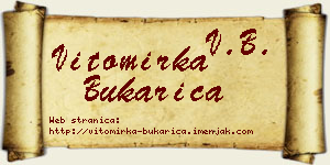 Vitomirka Bukarica vizit kartica